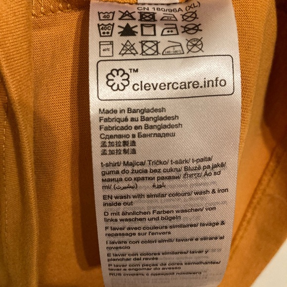 EDC by Esprit buttery soft mustard t-shirt - Picture 2 of 2